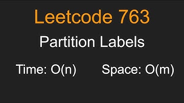 Partition Labels - Leetcode 763 - Python