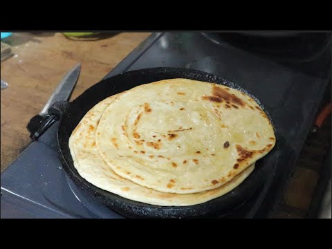 Kenyan Soft Layered Chapati,Cooking African Food Most Appetizing Delicious Food Beef Stew & cabbage,
