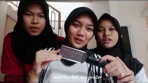 English procedure text assignment, making fruit salad, class 8c