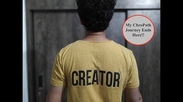 My ChroPath Journey Ends Here. ChroPath Creator, Sanjay Kumar