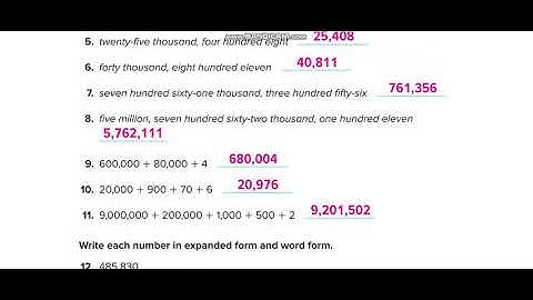 Grade 4 Chapter 1 Lesson 2 Read and Write Multi Digit Numbers (Part 2)