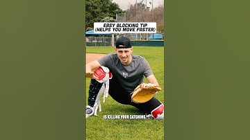 Simple Blocking Tips for Catchers (Single Knee Technique) #baseball #softball #catcherdrills