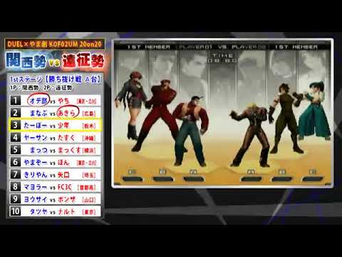KOF2002UM - DUEL x Yama 20-on-20
