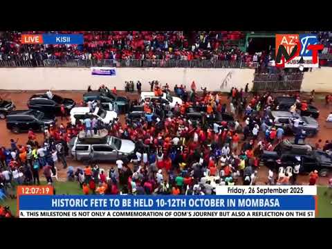 HII SHEREHE HUWEZI SIMAMISHA RAILA ODINGA ALLIES WARNS MATIANGI SUPPORTERs