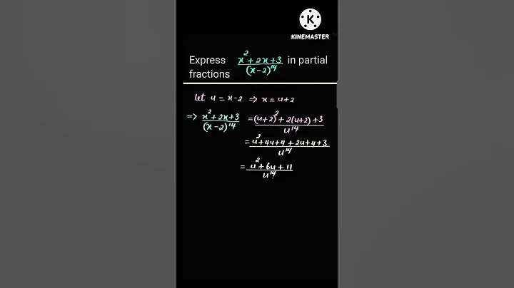 Partial fractions by substitution | the simplest approach |#shorts