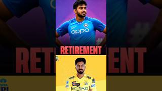 INDIAN ALL ROUNDER VIJAY SHANKAR RETIRMENT / #ipl #csk #teamindia #shorts