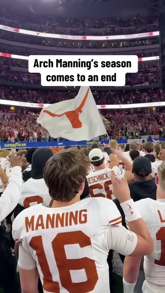 Arch Manning after Texas’ season comes to an end