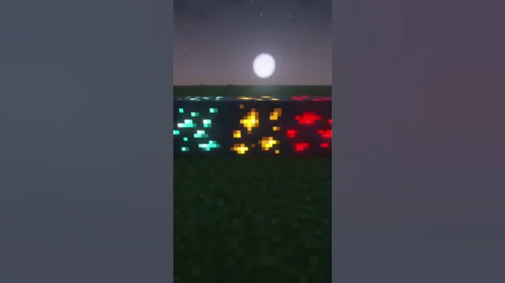 Minecraft Ores Glowing #blockin #minecraft #tellybridge #bedwars #ore #shaders