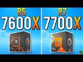 R5 7600X vs R7 7700X  -  More Cores Always Best?