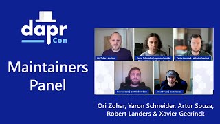 Maintainers Panel | DaprCon
