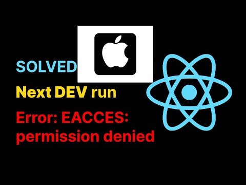 #reactjs #macerror #reactjsrunterminal SOlVED - Error: EACCES: permission denied, symlink