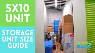 Storage Unit Size Guide: 5x10 Unit | How to Pack Your Storage Unit | Green Storage Canada