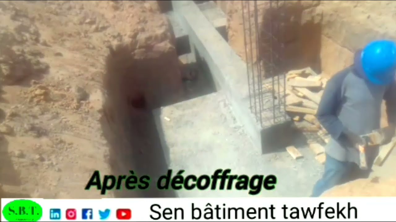 implantation de semelle isolé: 