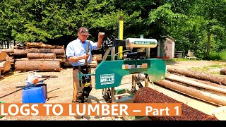 97 - My Process Milling Logs - Part 1 | Woodland Mills Sawmill