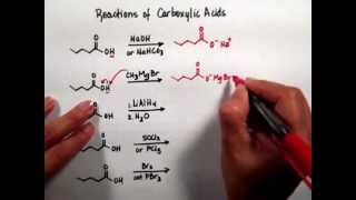 COOH Reactions of COOH