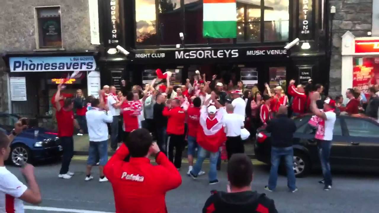 Poland-Russia Euro2012 Killarney McSorleys