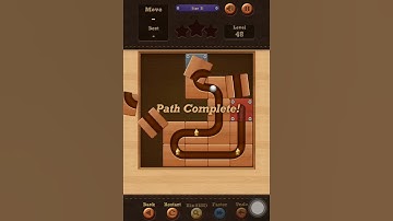 Roll the Ball slide puzzle Star D Pack Level 48 Solution