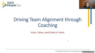 Coaching for Team Alignment and Vision