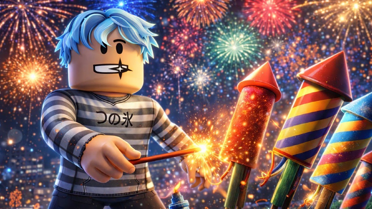 ICH ZÜNDE 999999$ FEUER WERK😱 (Roblox)