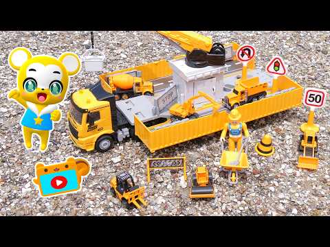 [Working Vehicles][Toys] Hide-and-Seek with Construction Vehicles! Tomica★Cars★Excavator★Bulldoze...