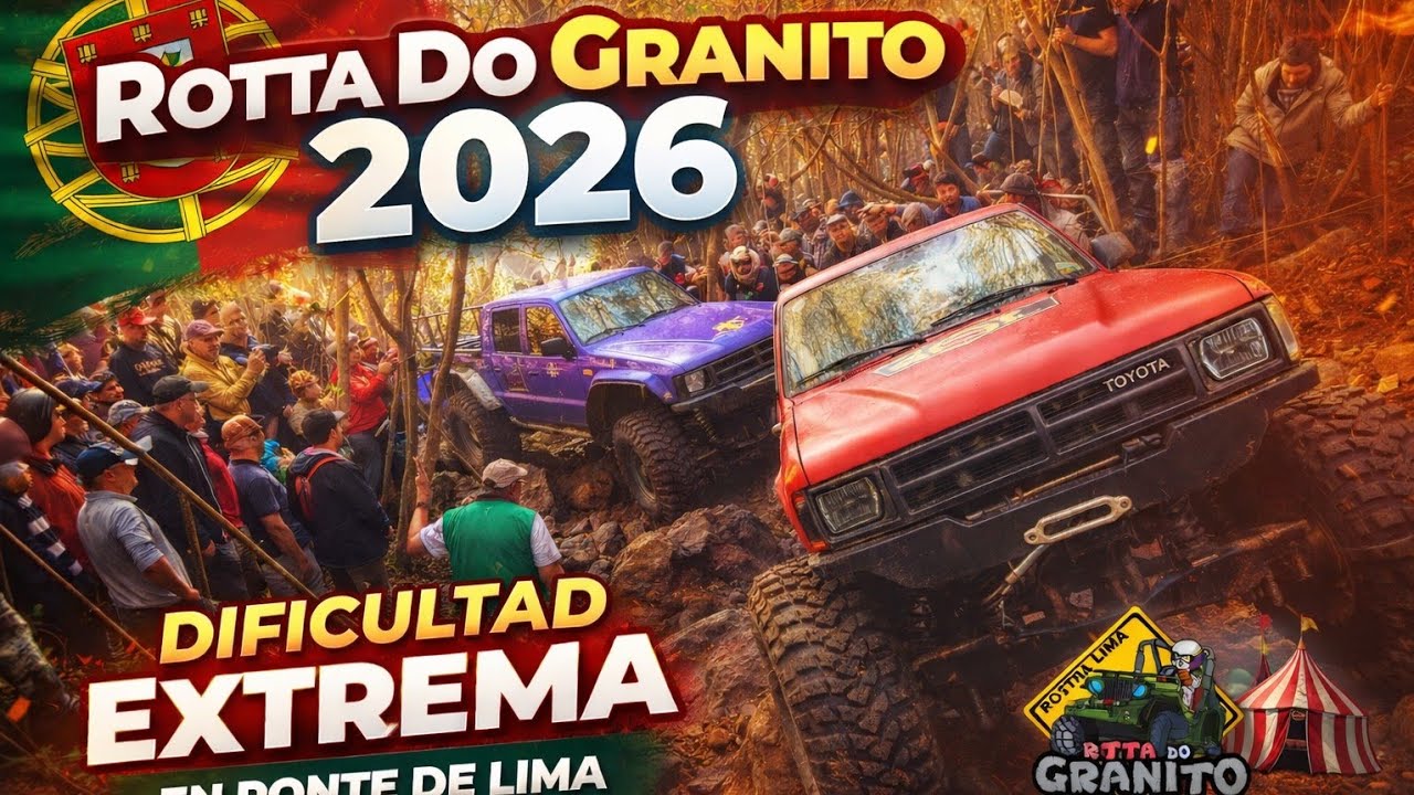🎪ROTTA DO GRANITO 2026 🎪 ¡La ZONA MÁS EXTREMA en 🇵🇹Ponte de Lima!🇵🇹