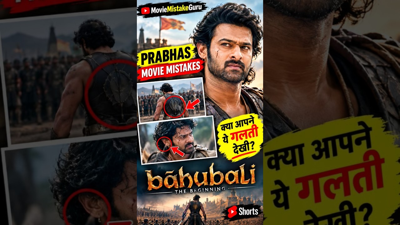 Funny Mistakes In Rebel Movie 😂 | Prabhas , Tamanna #shorts #mistakes #prabhas #tamannaahbhatia