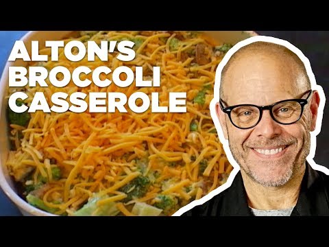 alton-brown-makes-broccoli-casserole-|-food-network