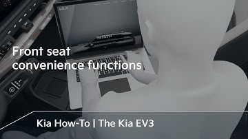 Front seat convenience functions | The Kia EV3