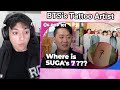 BTS&#39;s Tattoo Artist talks about their Friendship Tattoos - Reaction