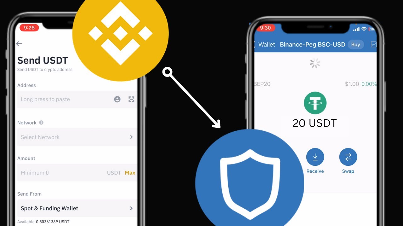 can you transfer crypto from binance to trust wallet
