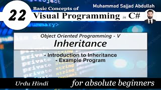 22: Inheritance in C# | OOP-5 | Visual Programming