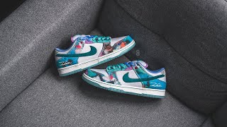 Futura Laboratories x Nike SB Dunk Low OG QS "Bleached Aqua": Review & On-Feet