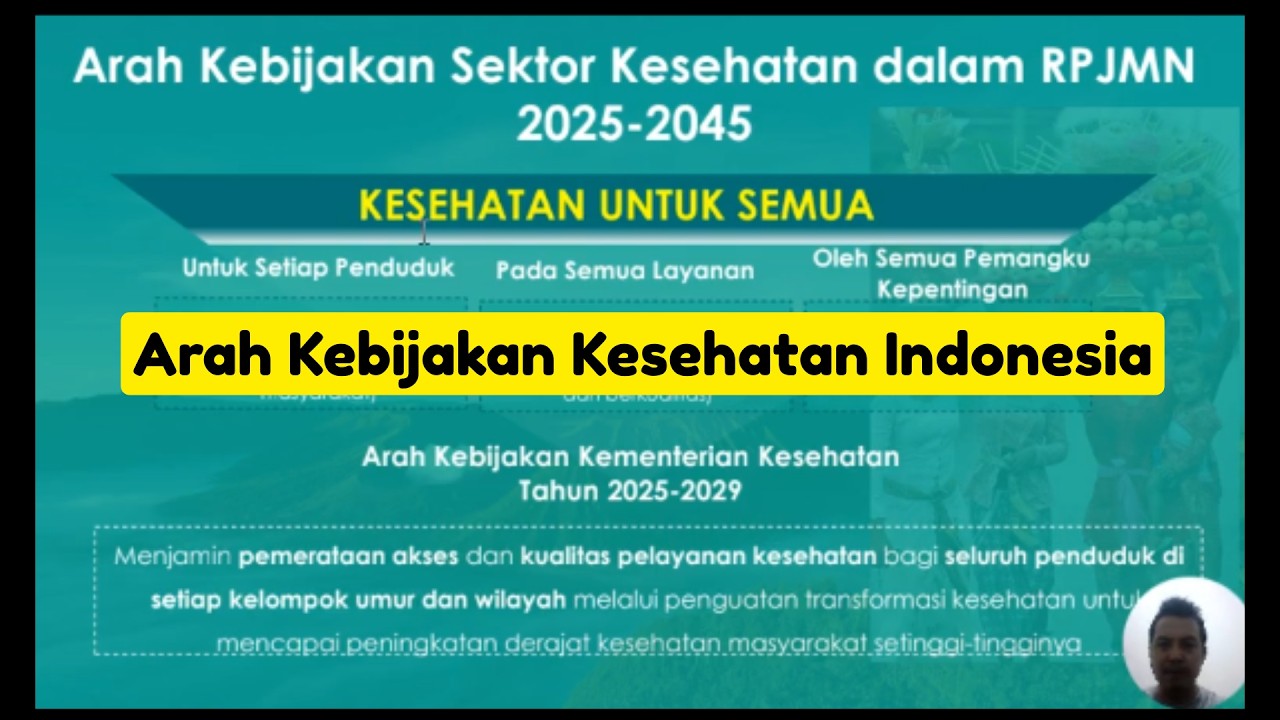 Arah Kebijakan Kesehatan Indonesia oleh Kemenkes RI Tahun 2025-2029
