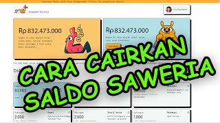 HOW TO WITHDRAW SAWERIA BALANCE TO A BANK OR E-WALLET