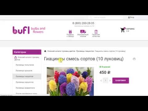 Bufl Ru Интернет Магазин Луковиц Цветов Отзывы