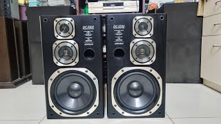スピーカー・ウーファー Victor Creation 3Way Bass Reflex Speaker VICTOR (JVC) 8-inch 3WAY Vintage Speaker DC-5500/For Sale/Infinity
