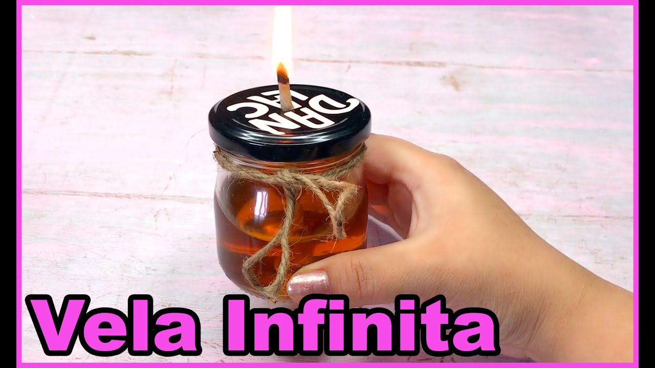 Cómo hacer  UNA VELA INFINITA / VELA DE ACEITE RECICLADO