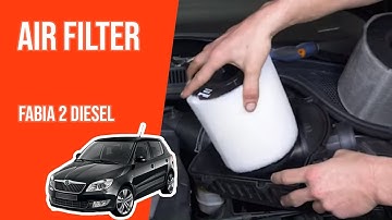 How to replace the air filter Fabia mk2 1.6 TDI 💨