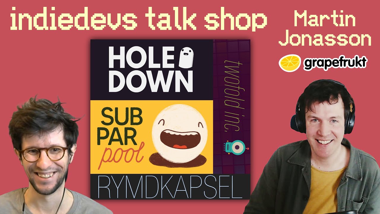 indiedevs talk shop 1 Martin 'grapefrukt' Jonasson (Holedown, Subpar