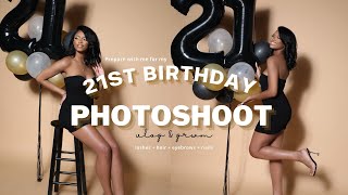 21st Birthday Photoshoot Preparation | VLOG + GRWM (lash appointment, hair, nails, makeup, etc… )