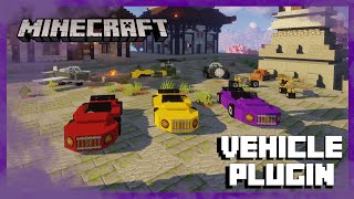 Vehicles in Minecraft?!  (Spigot Vehicle Plugin 1.17.1)
