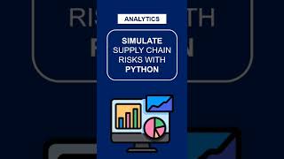 Simulate Supply Chain Risk & Resilience with Python #shorts #supplychain