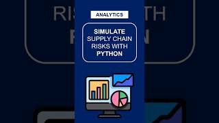 Simulate Supply Chain Risks with Python #shorts #supplychain