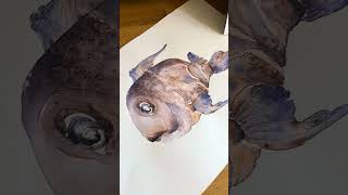 Aquarelle mit Fische