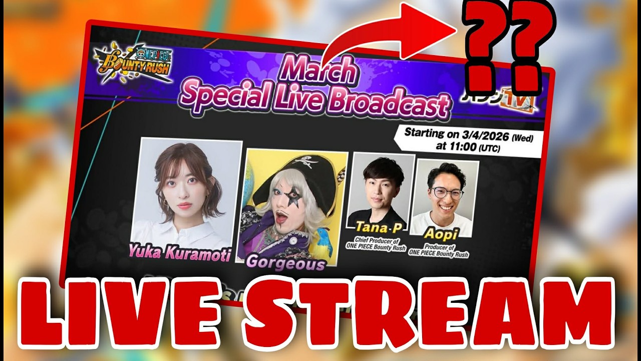 Onepiecebountyrush LIVE ฉลองไปเรื่อย เดือนมีนาก็เอา...