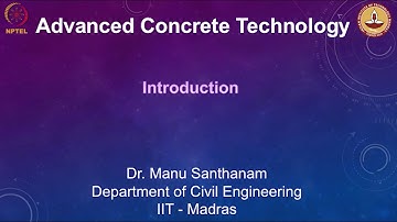 Advanced Concrete Technology
