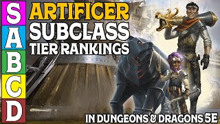 Artificer Subclass Tier Rankings in D&D 5e