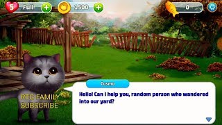 Meow Match levels 1 through 9 Виде для детей LEVEL fun match 3 cat decorating game in HD screenshot 4