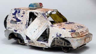 Abandoned Model Police Car Restoration
