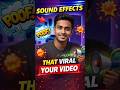 This sound effects viral your video 🔥 #shorts #viral #sound #effect #effects#aivideo#contentcreation